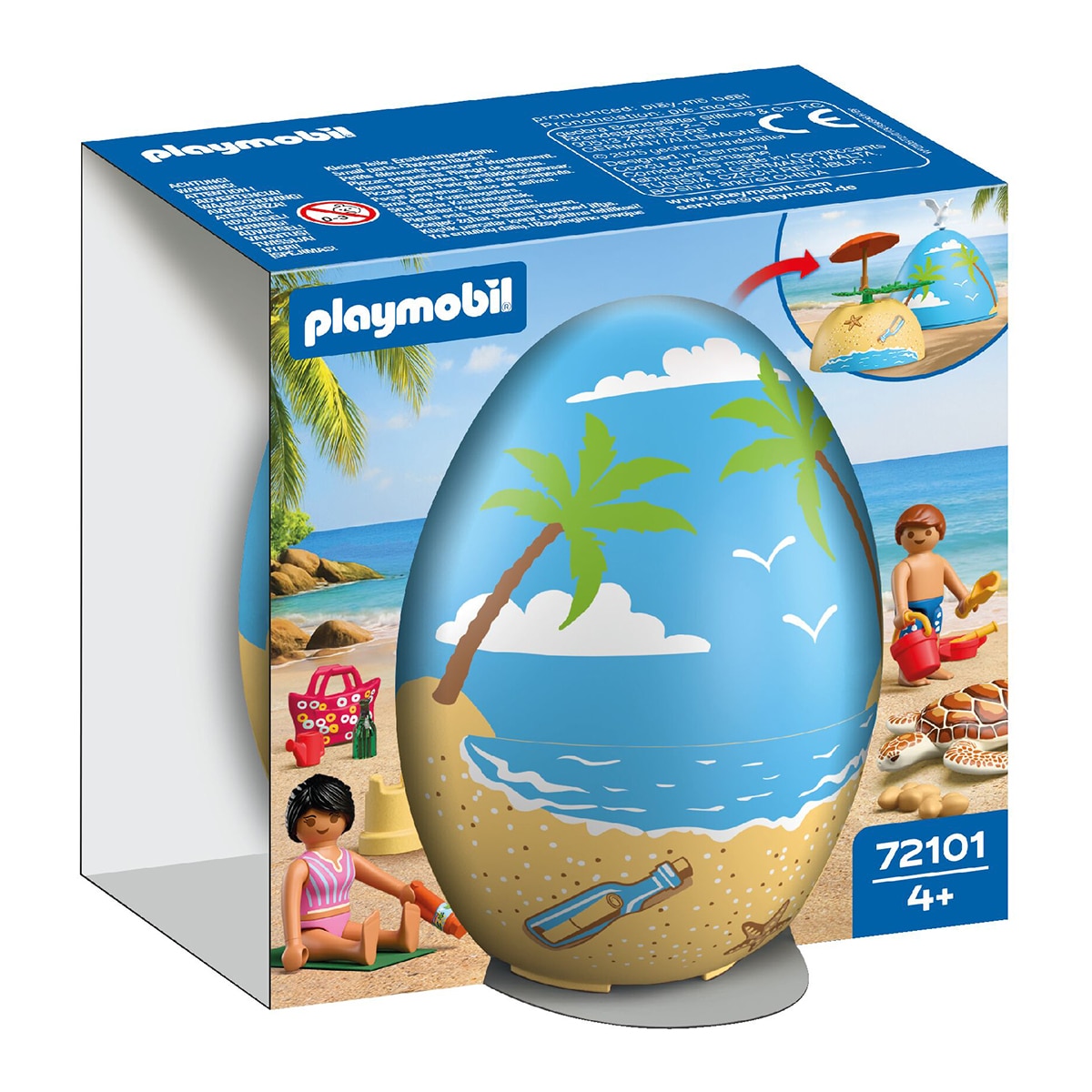 Imagen 0 de Play Egg En la playa Playmobil