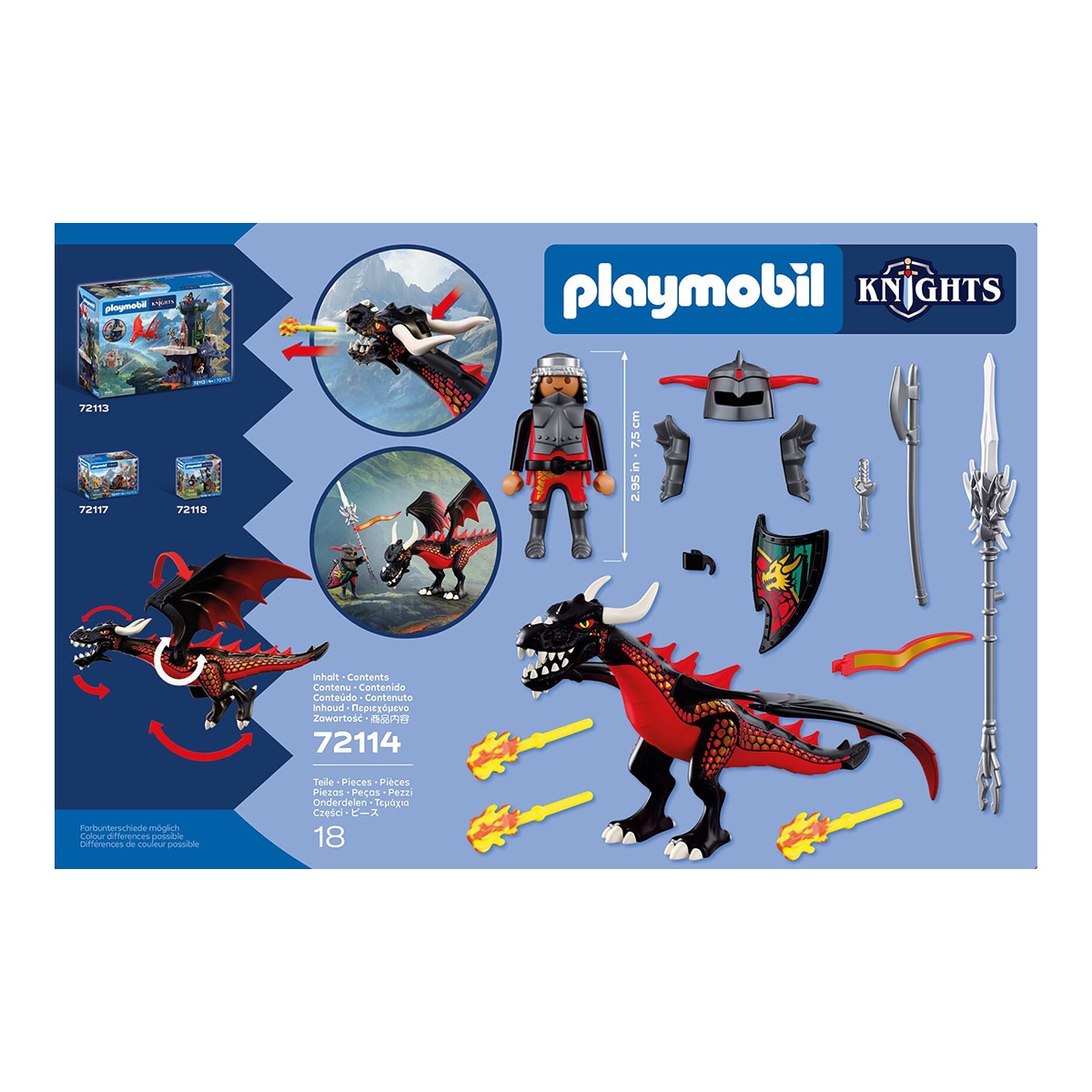 Dragón Negro Playmobil Knights 3
