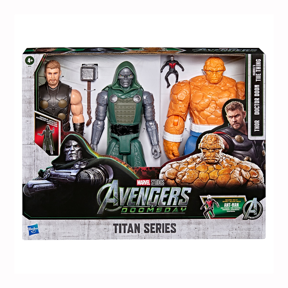 Imagen 2 de Figura de acción Avengers MV5 Titan 3PK Julius Bob Scott Hasbro