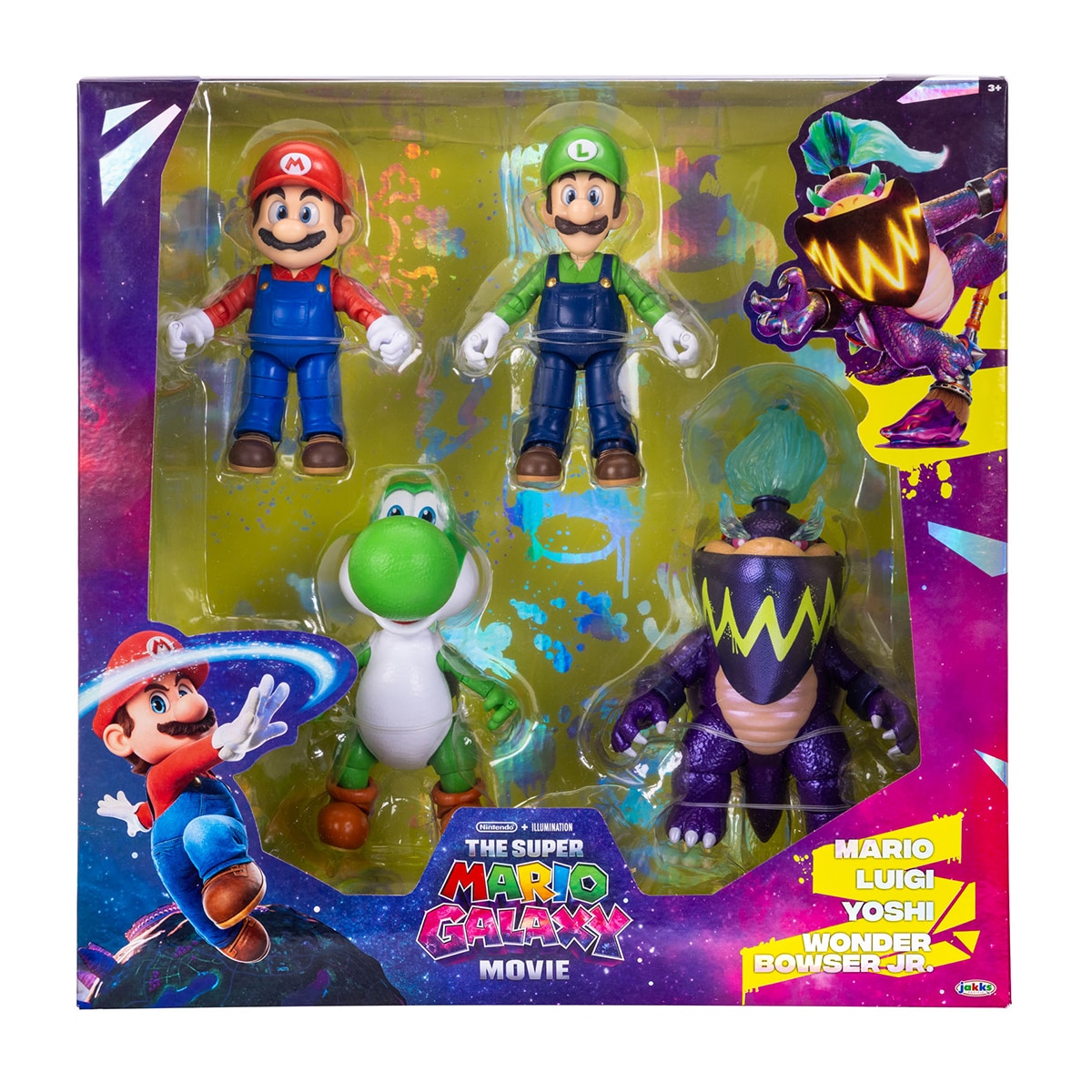 Imagem 0 de Multipack de Figuras Premium de 13 cm com Acessório - The Super Mario Galaxy Movie Jakks