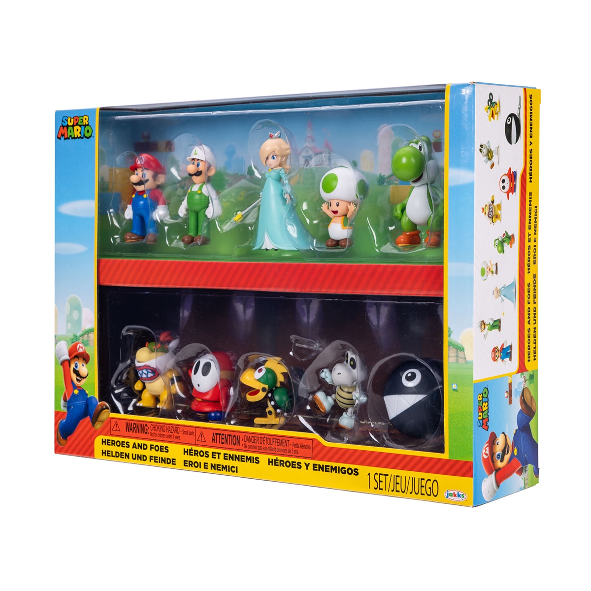Imagen 3 de Pack 10 Figuras 6 cm Super Mario Jakks