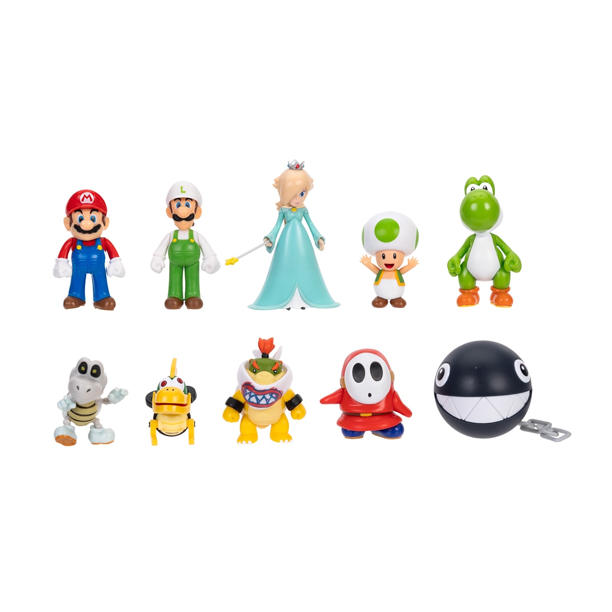 Imagen 4 de Pack 10 Figuras 6 cm Super Mario Jakks