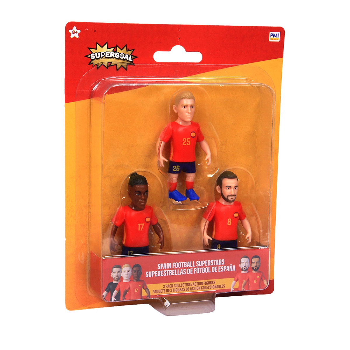 Pack 3 figuras selección Española Supergoal 2