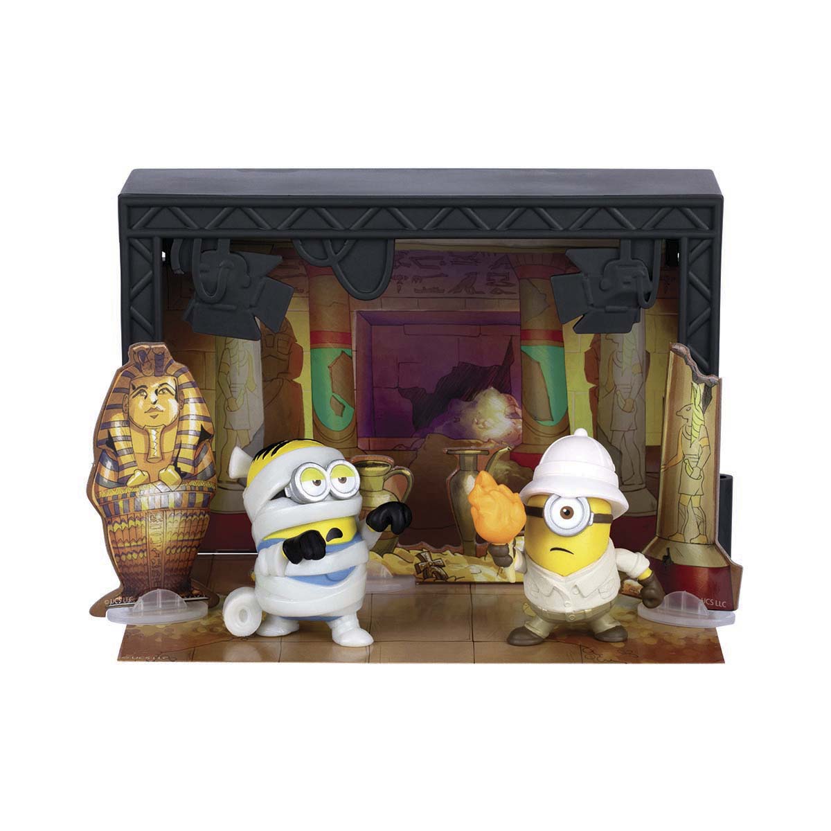 Minifigura reparto y equipo + plató Minions & Monsters Illumination modelos surtidos 6