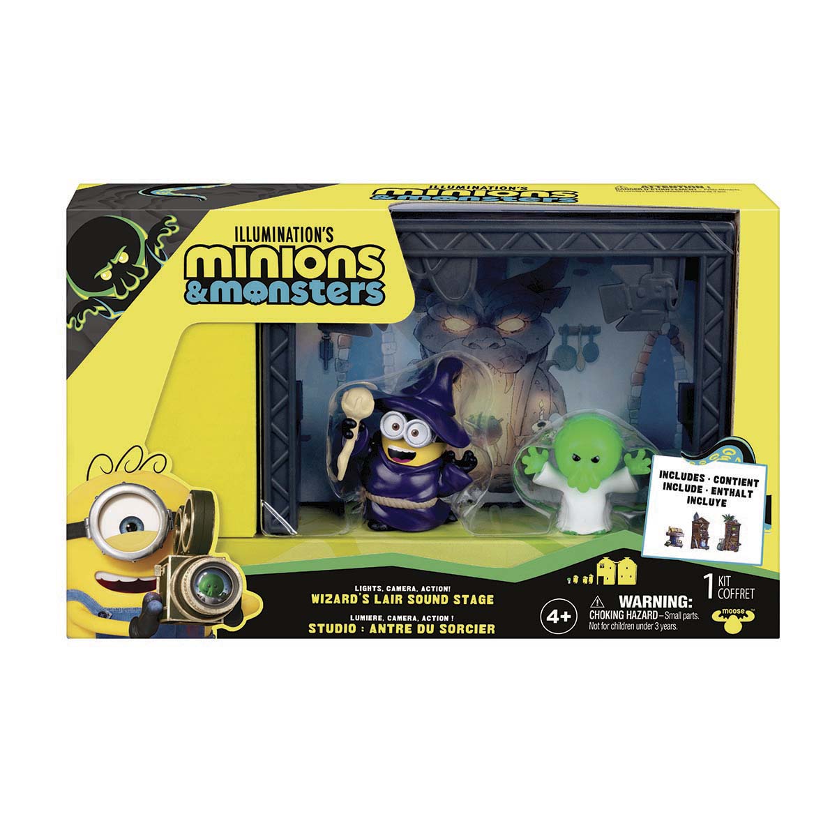 Minifigura reparto y equipo + plató Minions & Monsters Illumination modelos surtidos 11