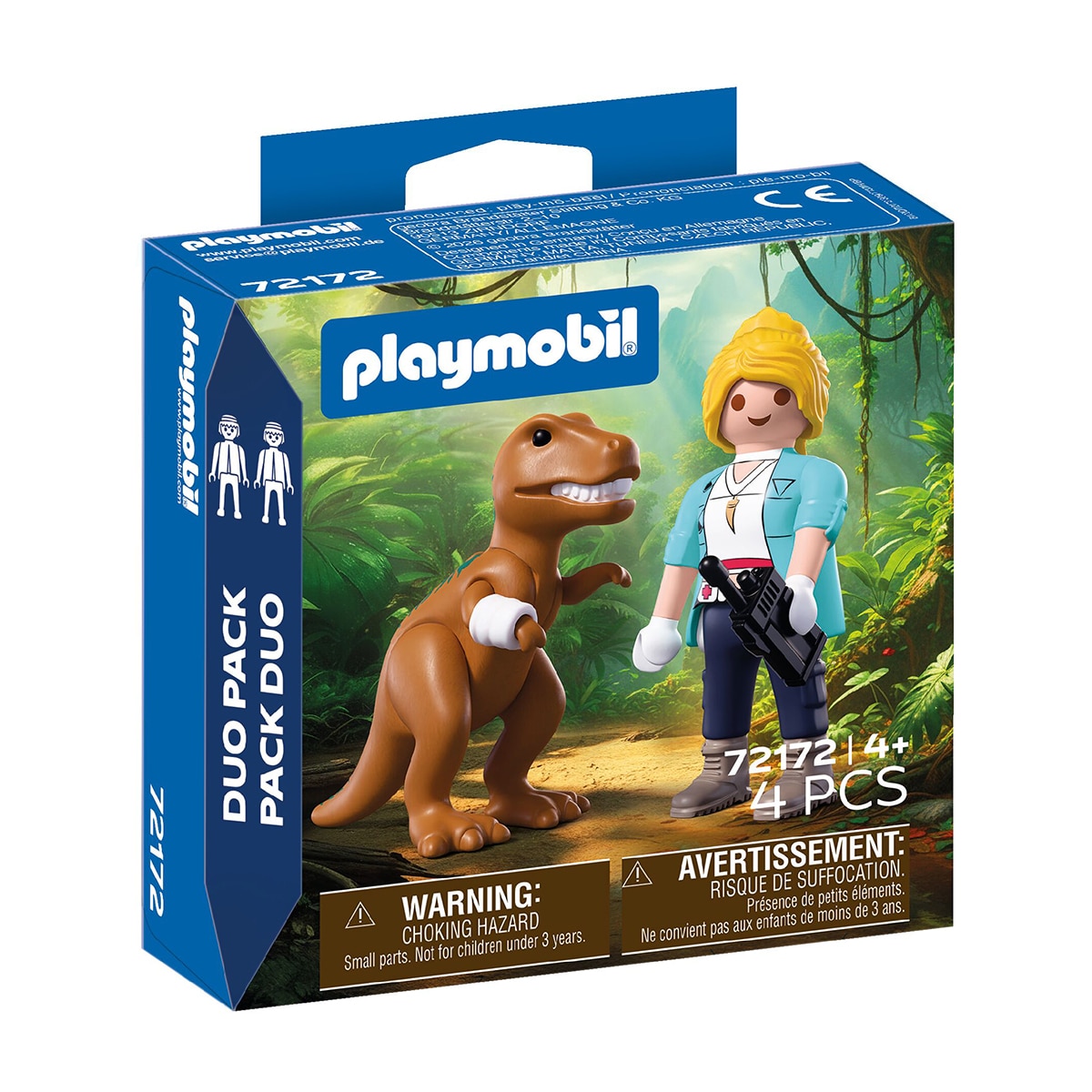 Playmobil - DuoPack T-Rex con investigadora Playmobil DuoPack.