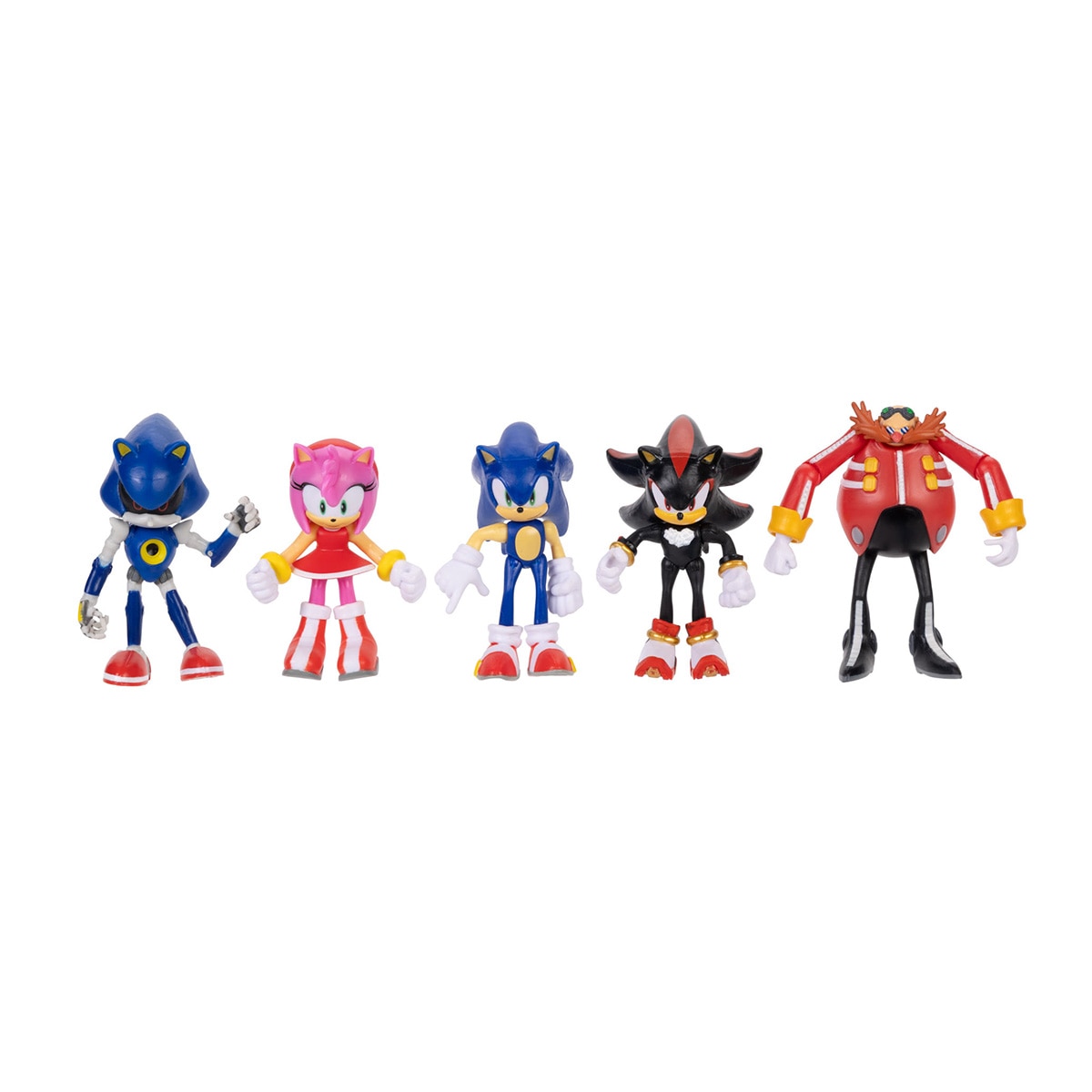 Imagen 2 de Pack de 5 Figuras Sonic, Amy, Shadow, Metal Sonic y Eggman 6 cm Sonic Nintendo