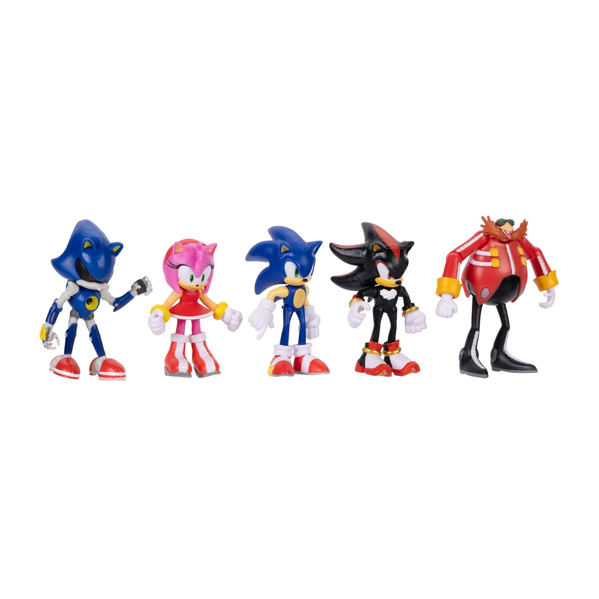 Imagen 3 de Pack de 5 Figuras Sonic, Amy, Shadow, Metal Sonic y Eggman 6 cm Sonic Nintendo