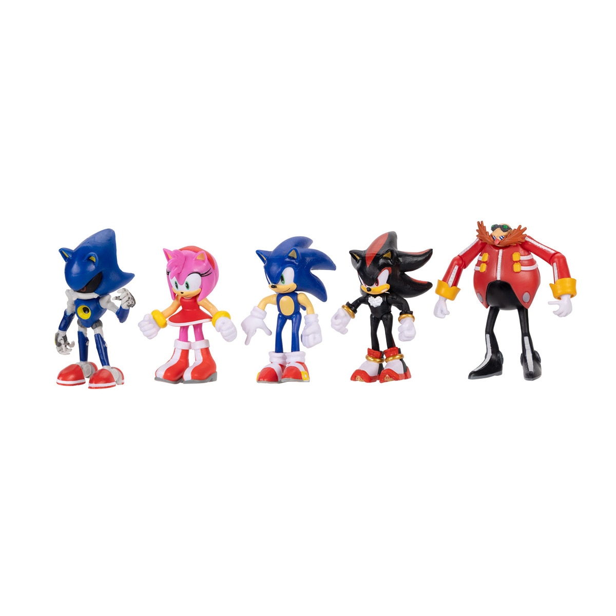 Imagen 4 de Pack de 5 Figuras Sonic, Amy, Shadow, Metal Sonic y Eggman 6 cm Sonic Nintendo