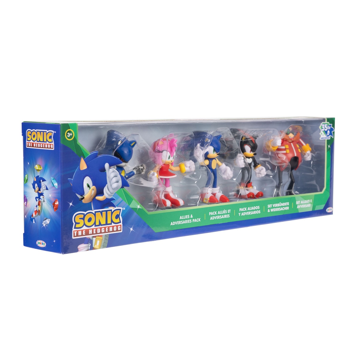 Imagen 7 de Pack de 5 Figuras Sonic, Amy, Shadow, Metal Sonic y Eggman 6 cm Sonic Nintendo
