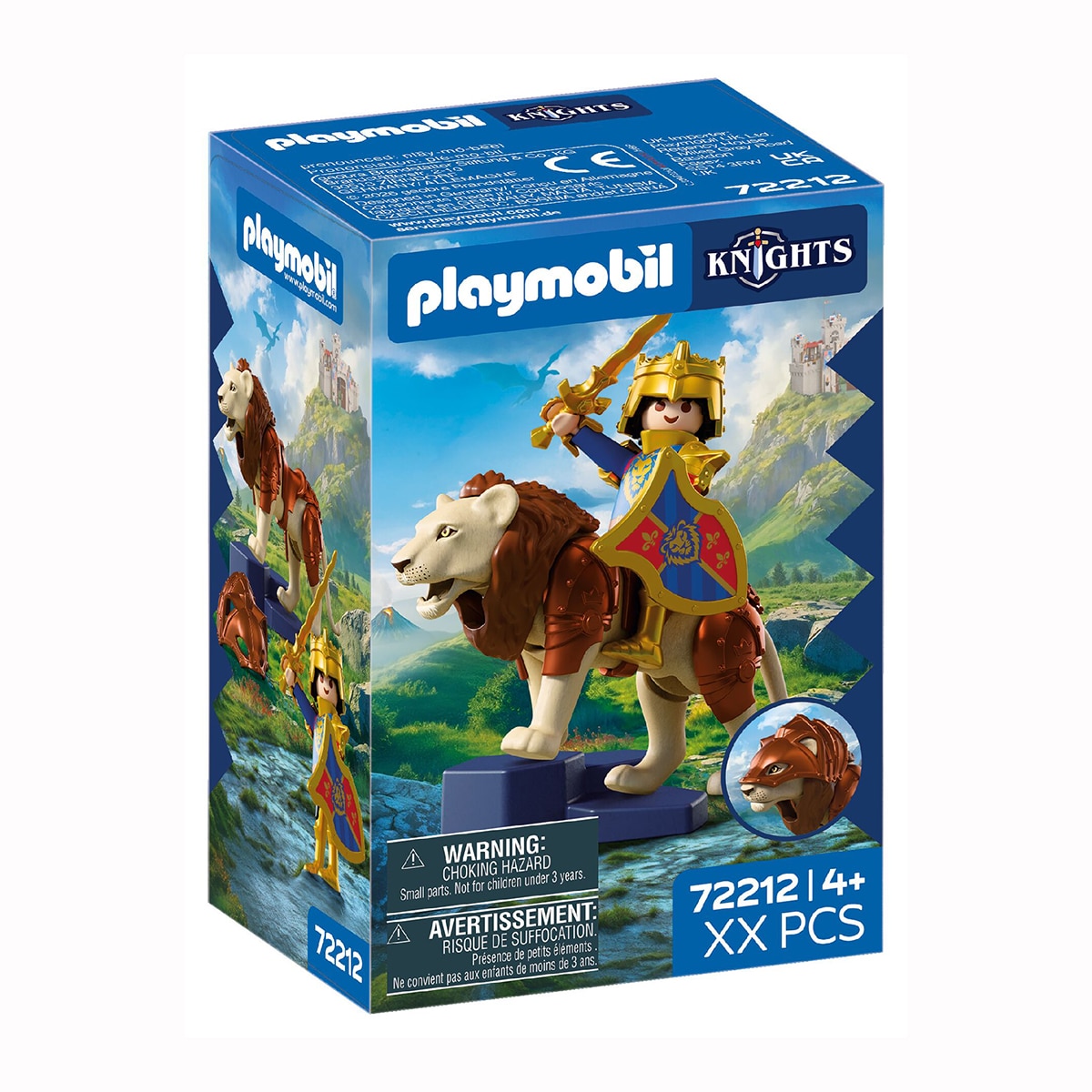 León con Caballero Dorado Playmobil Adventure 1