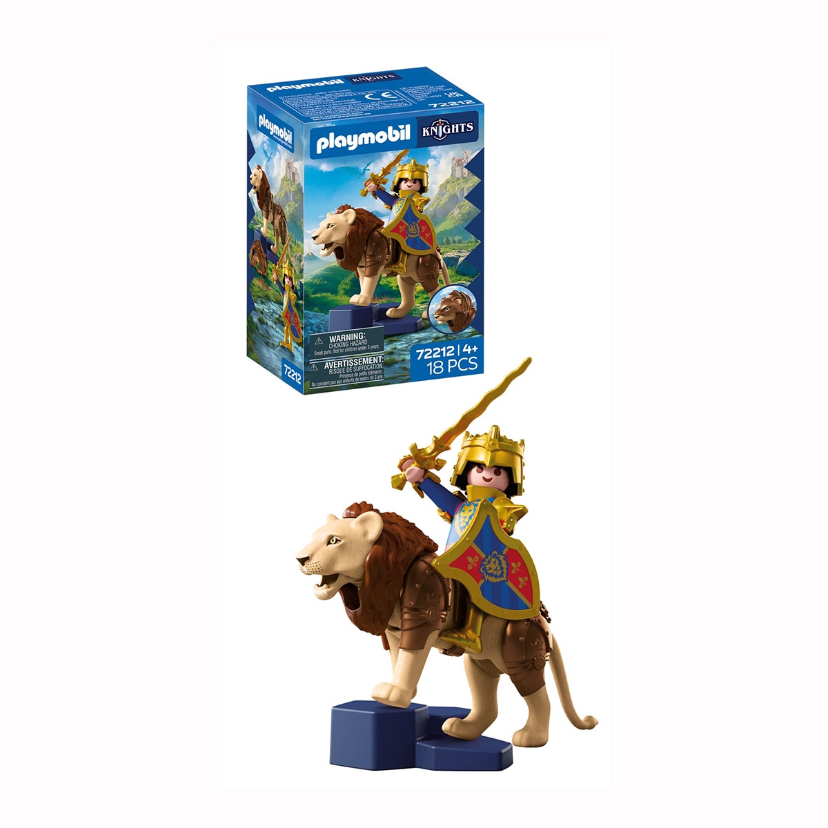 León con Caballero Dorado Playmobil Adventure 2