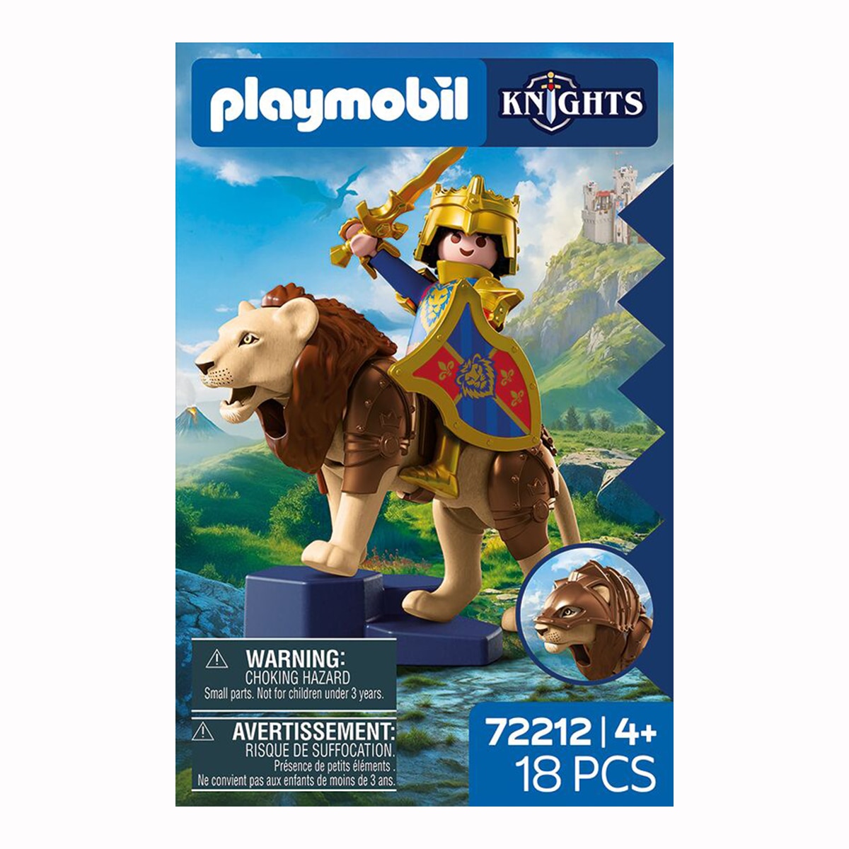 León con Caballero Dorado Playmobil Adventure 4