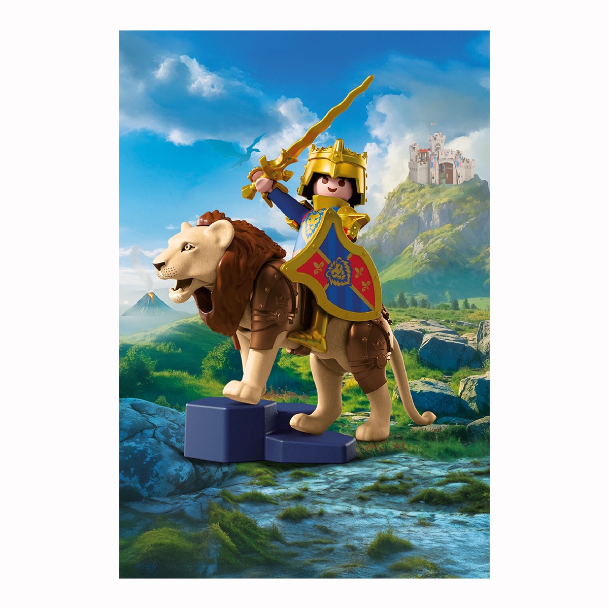 León con Caballero Dorado Playmobil Adventure 5
