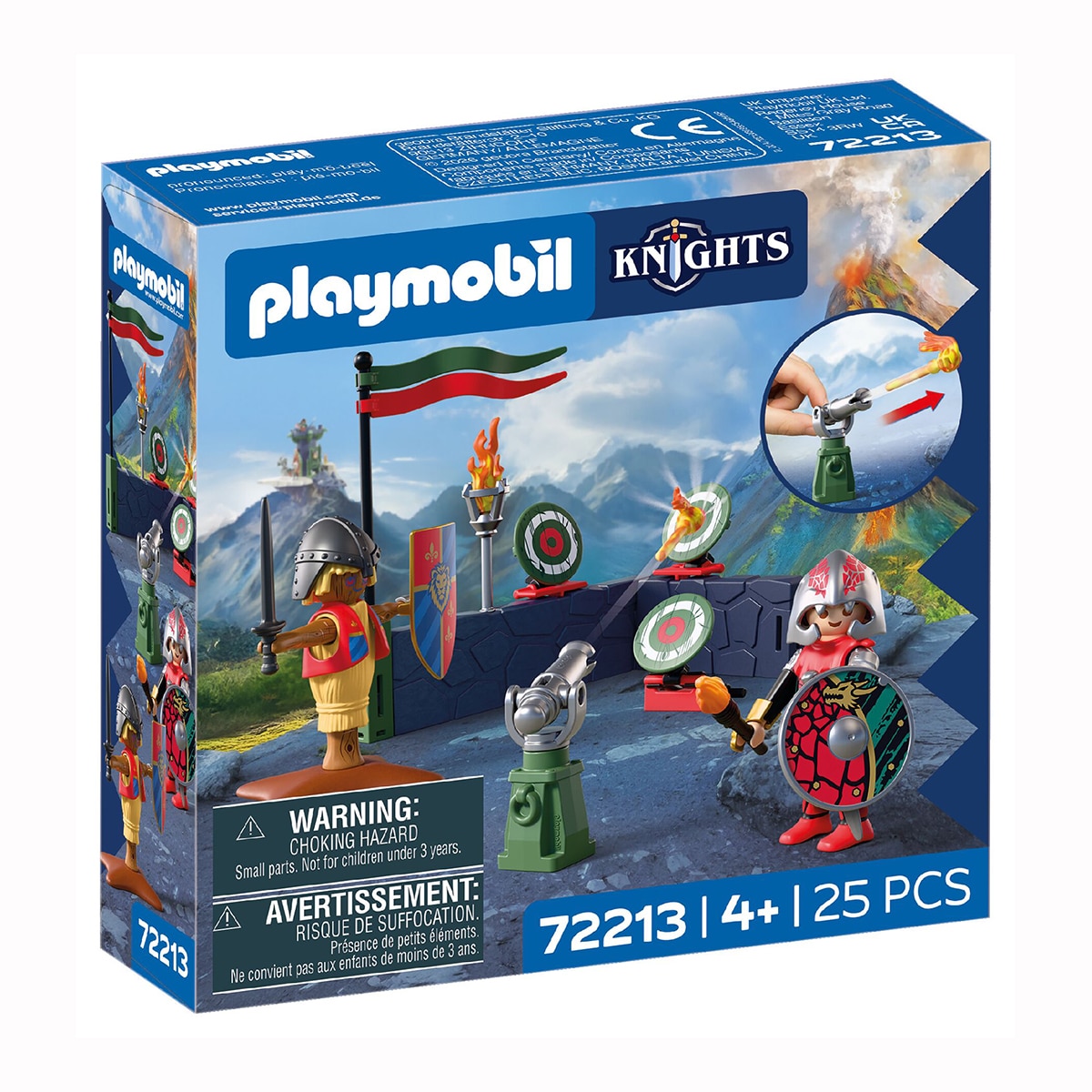 Entrenamiento de combate de los Caballeros Dragón Playmobil Adventure 1