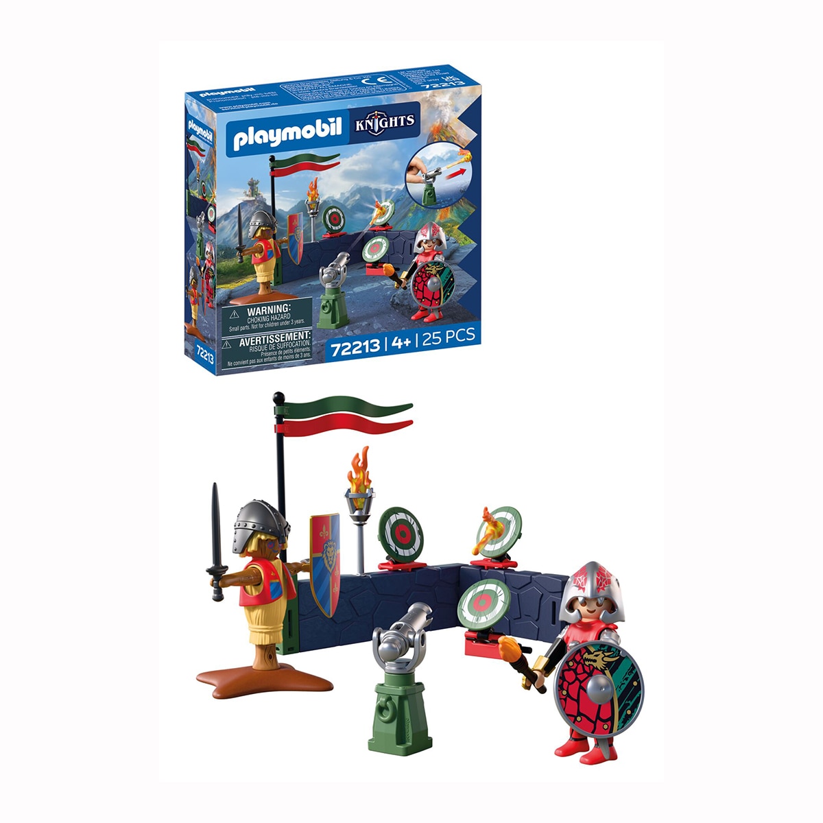 Entrenamiento de combate de los Caballeros Dragón Playmobil Adventure 2
