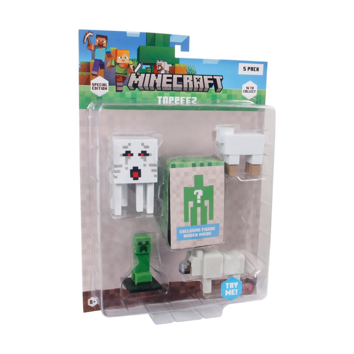 Figura Minecraft Toppeez edición especial pack de 5 Minecraft Bizak modelos surtidos 6