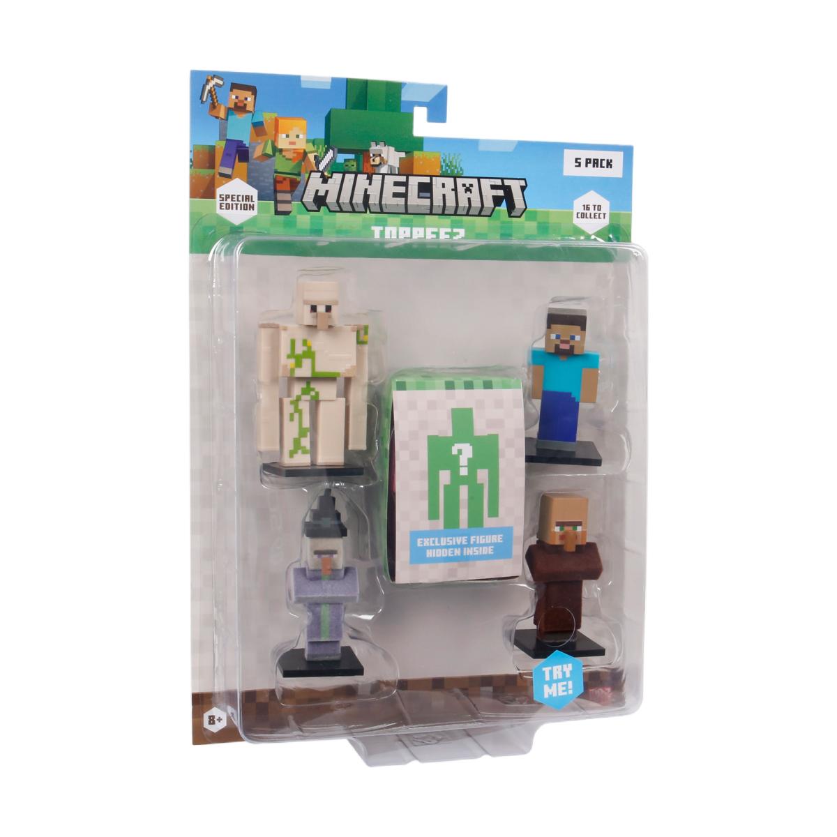Figura Minecraft Toppeez edición especial pack de 5 Minecraft Bizak modelos surtidos 8