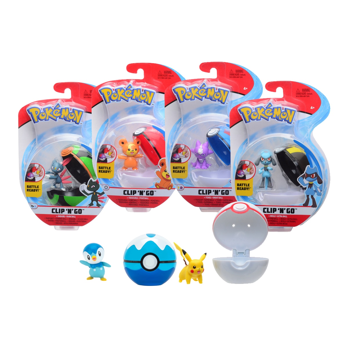 Imagen 0 de Pokeball Clip N Go Pokémon BIZAK