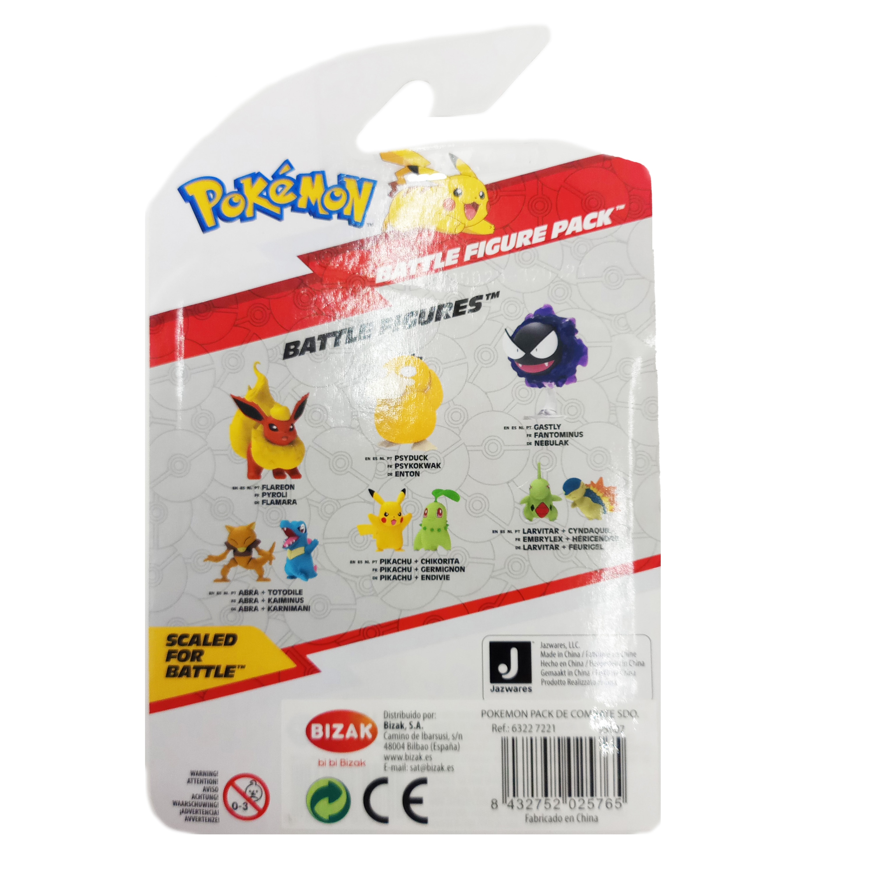 Figuras de Combate Pokémon Bizak 14