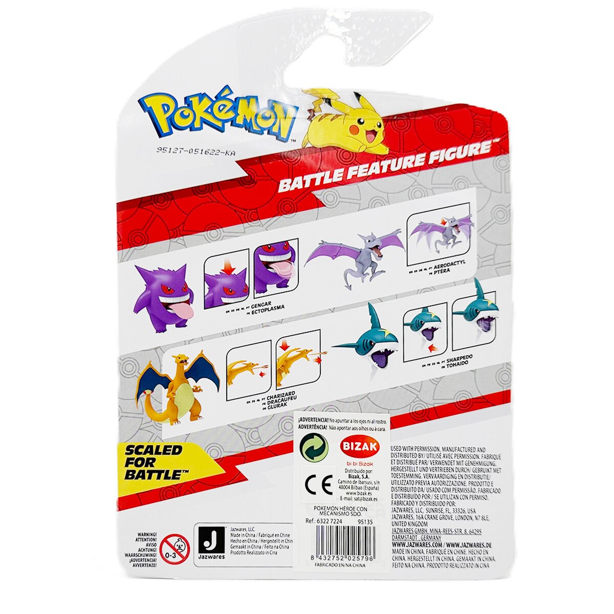 Figura Héroe con mecanismo Pokémon Bizak 11