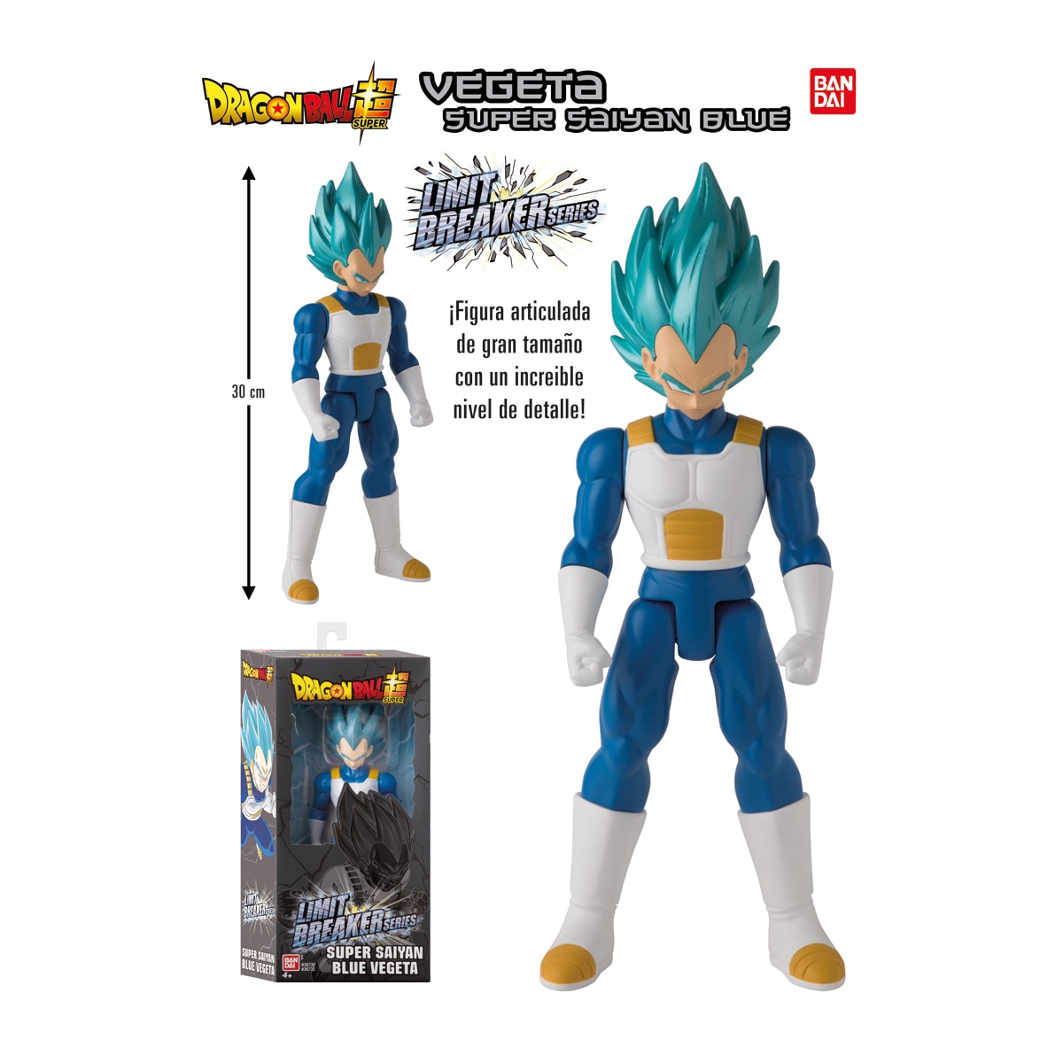 Figura Vegeta Super Saiyan Blue Limit Breaker Series Dragon Ball Super BANDAI 4