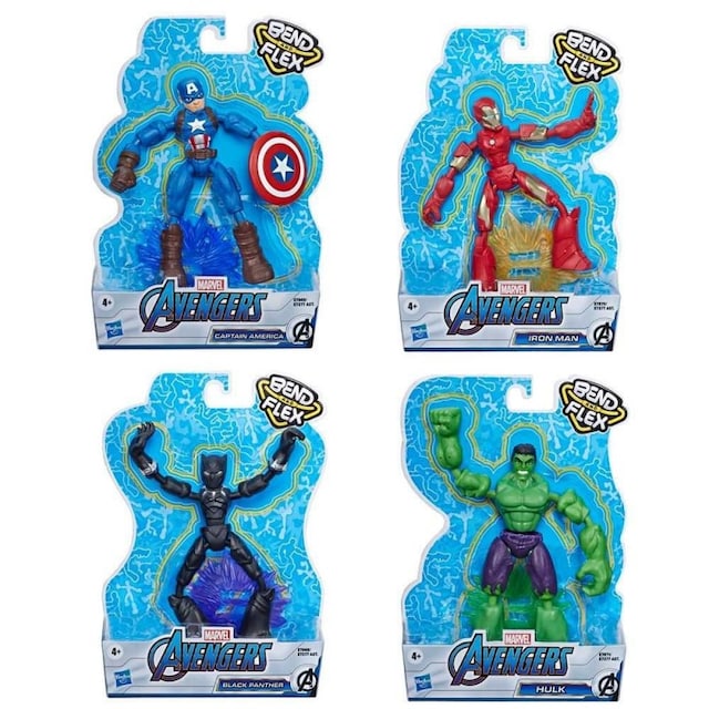 Figura Los Vengadores Bend and Flex