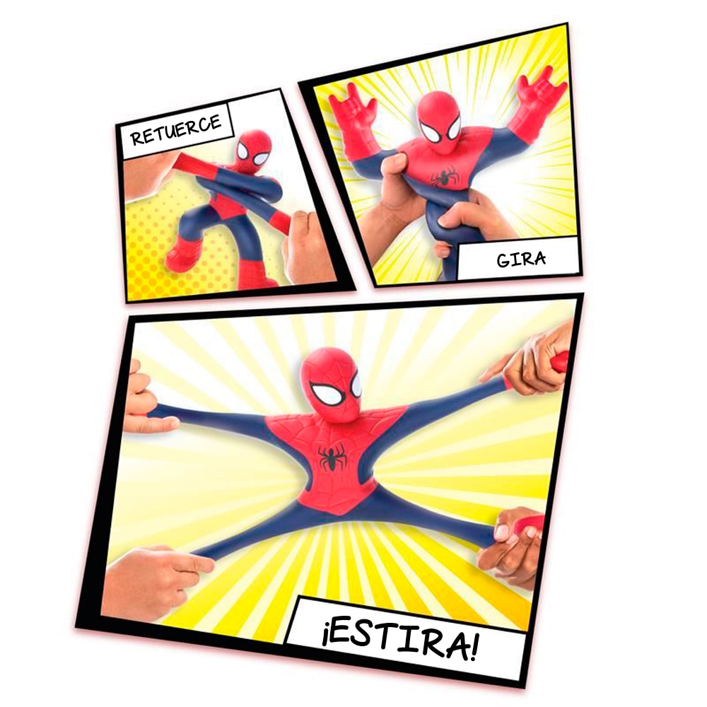 Súper Figura Marvel Goo Jit Zu Heroes Spiderman 7