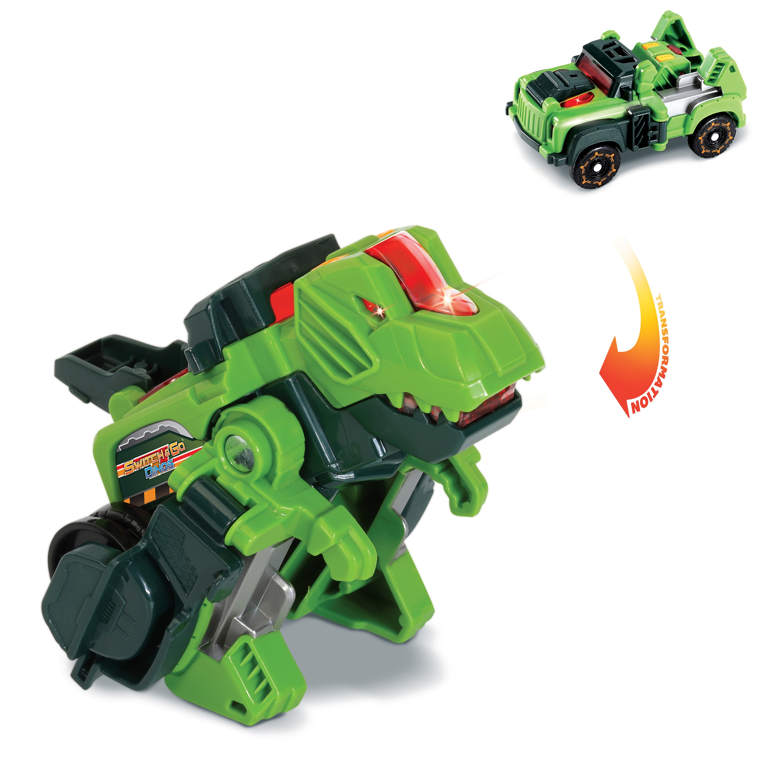 Switch&Go Dinos pequeños, Modelos surtidos, Dinosaurios que se transforman en vehículos VTech 3
