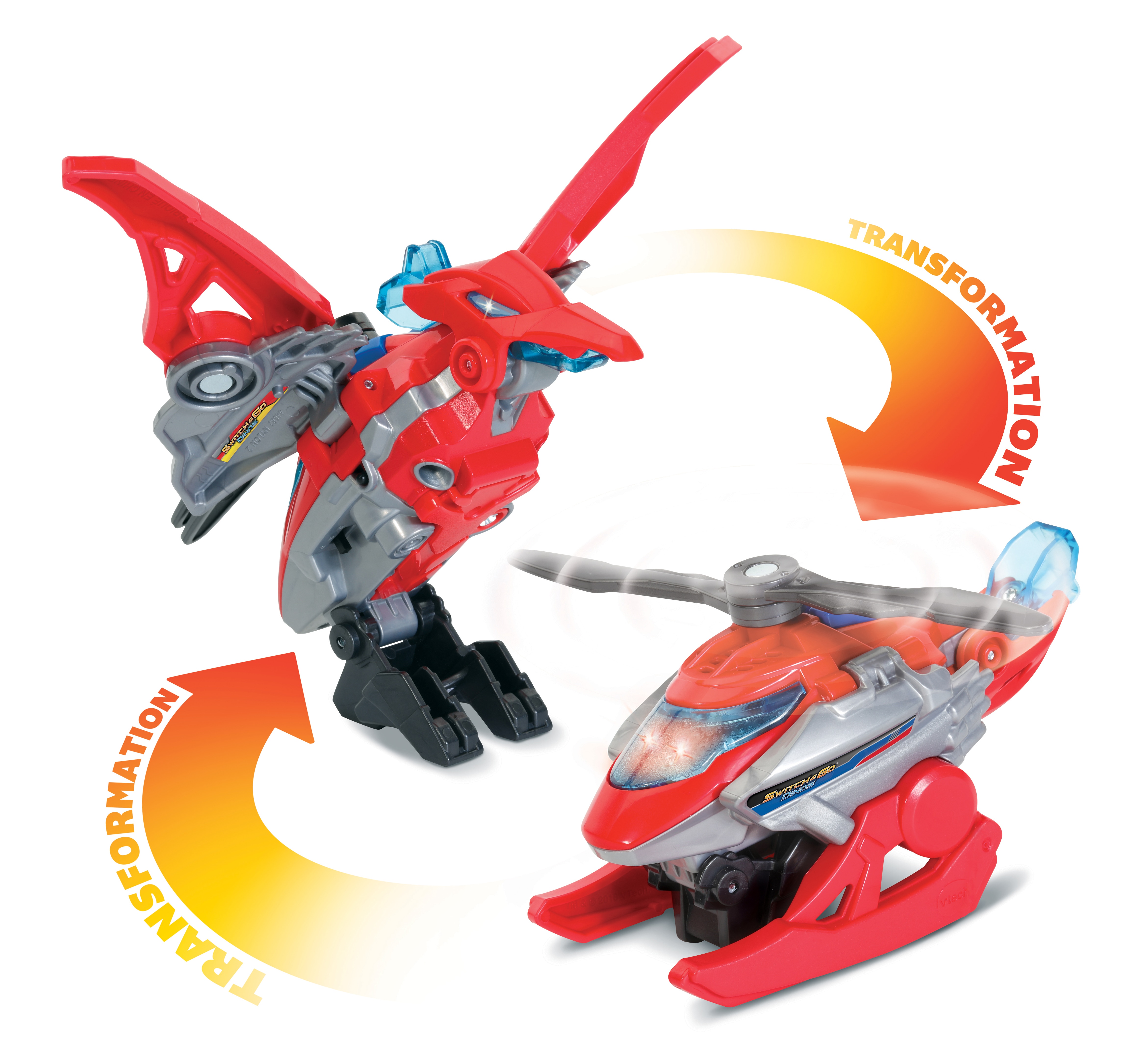 Switch&Go Dinos pequeños, Modelos surtidos, Dinosaurios que se transforman en vehículos VTech 18