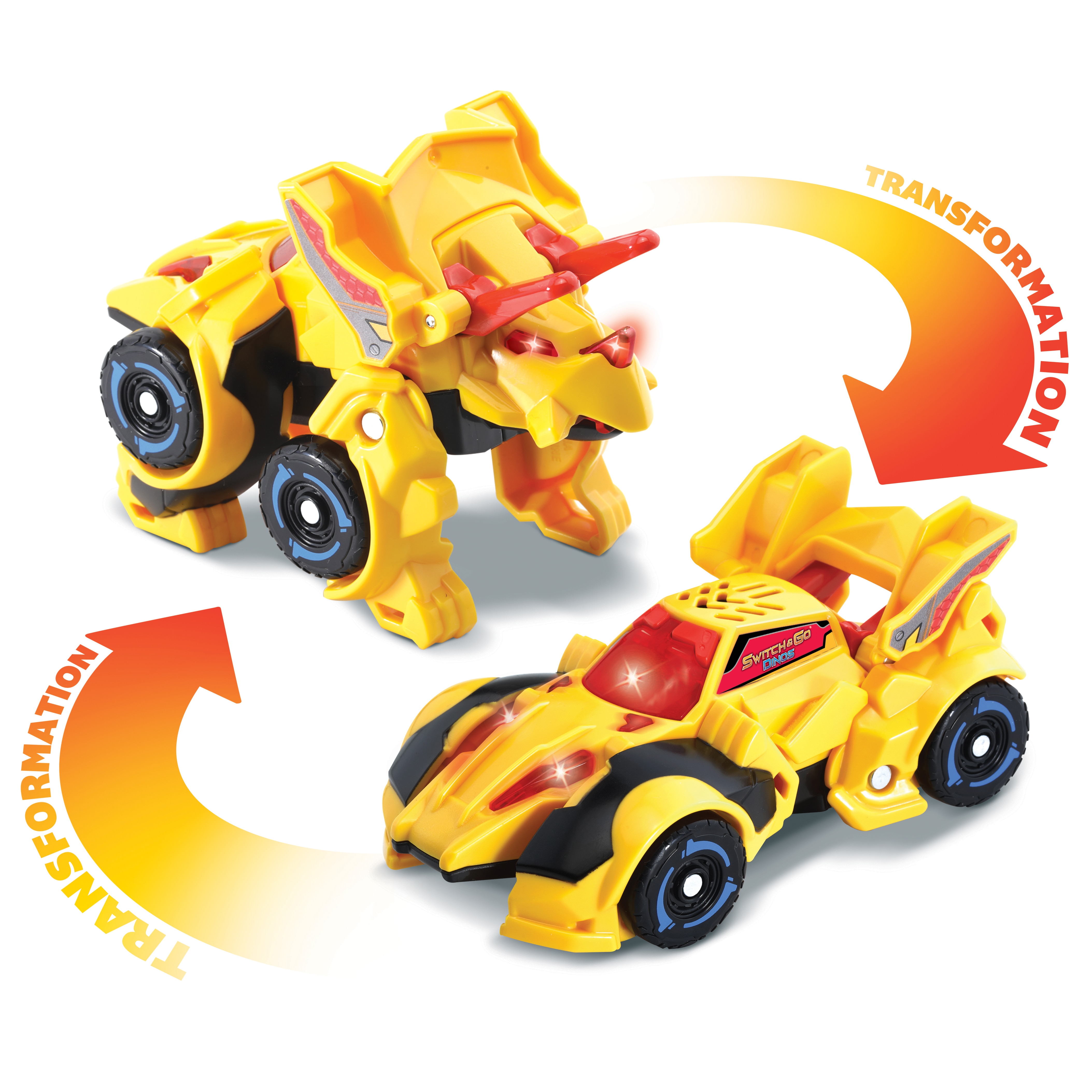 Switch&Go Dinos pequeños, Modelos surtidos, Dinosaurios que se transforman en vehículos VTech 20