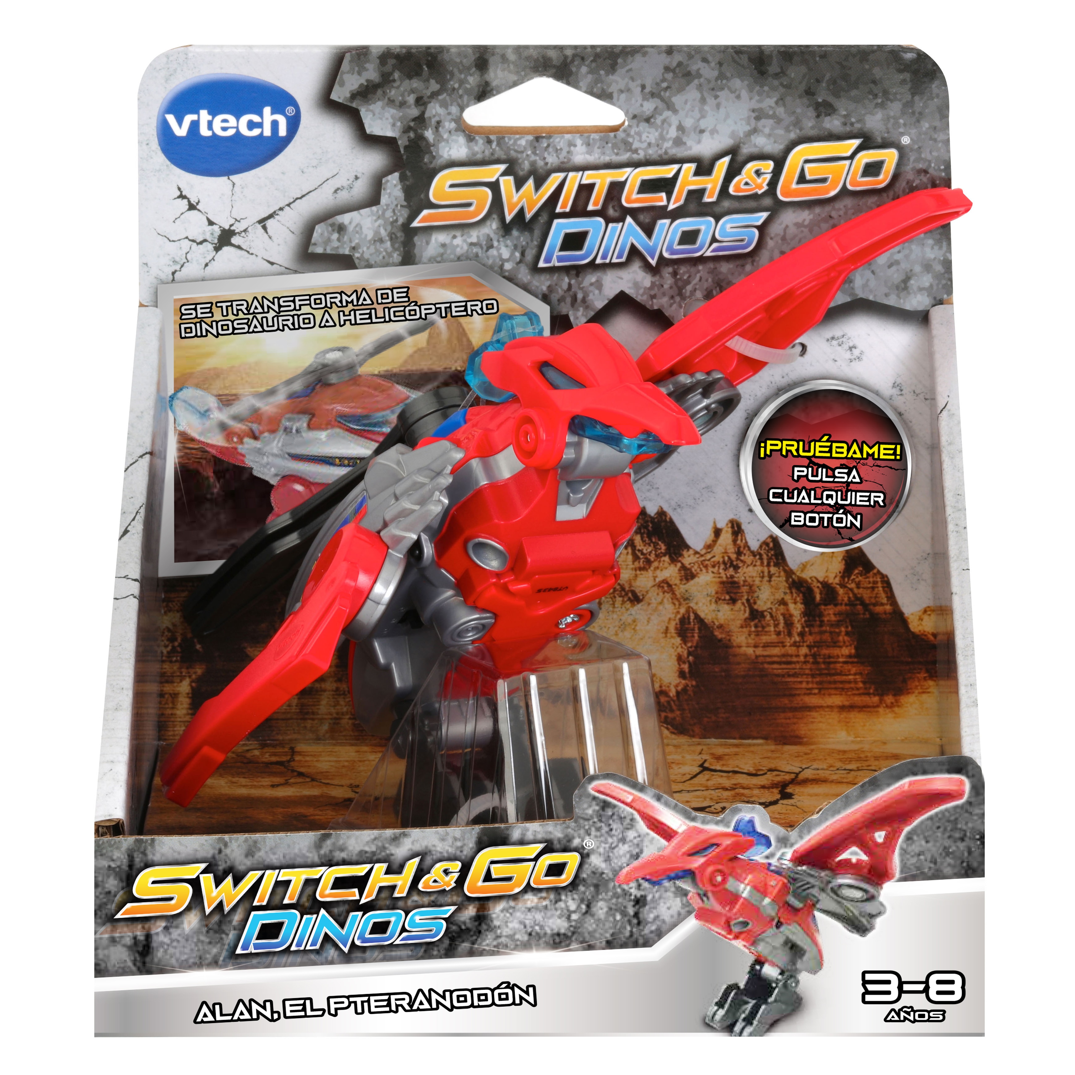 Switch&Go Dinos pequeños, Modelos surtidos, Dinosaurios que se transforman en vehículos VTech 21