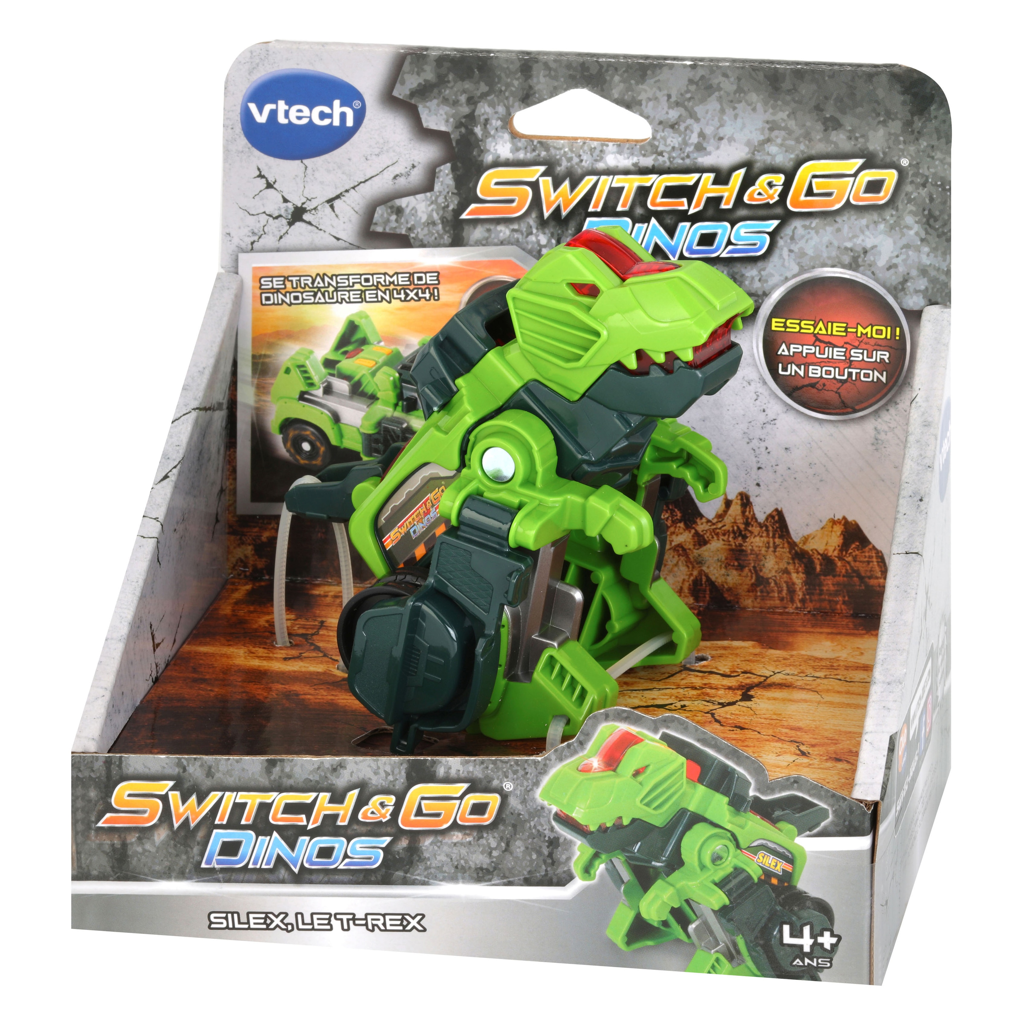 Switch&Go Dinos pequeños, Modelos surtidos, Dinosaurios que se transforman en vehículos VTech 23