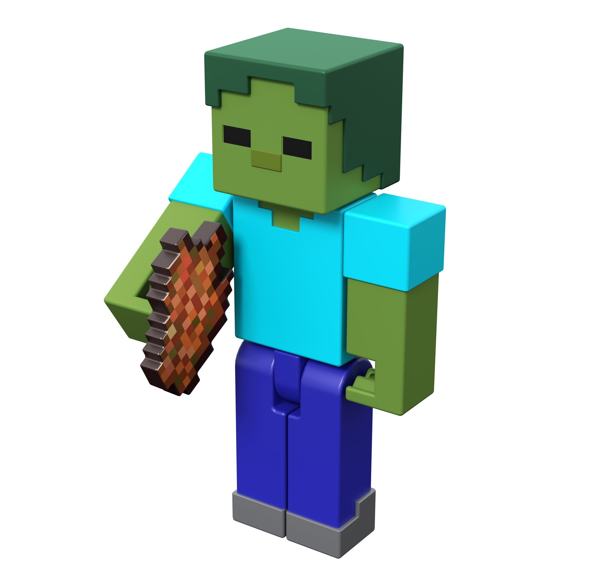 Figura articulada de juguete con cubos de papel para construir Minecraft modelos surtidos 6