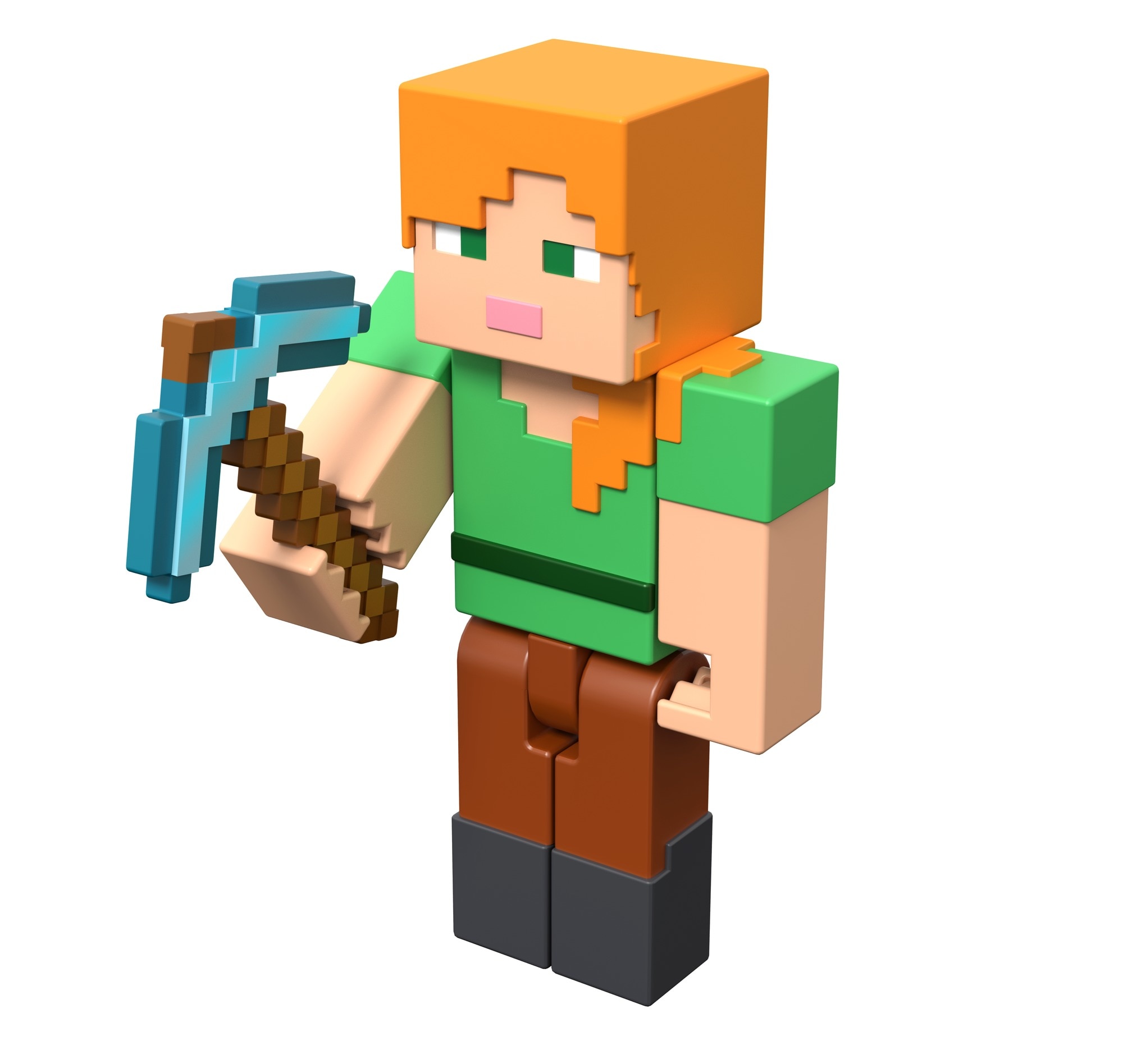Figura articulada de juguete con cubos de papel para construir Minecraft modelos surtidos 19