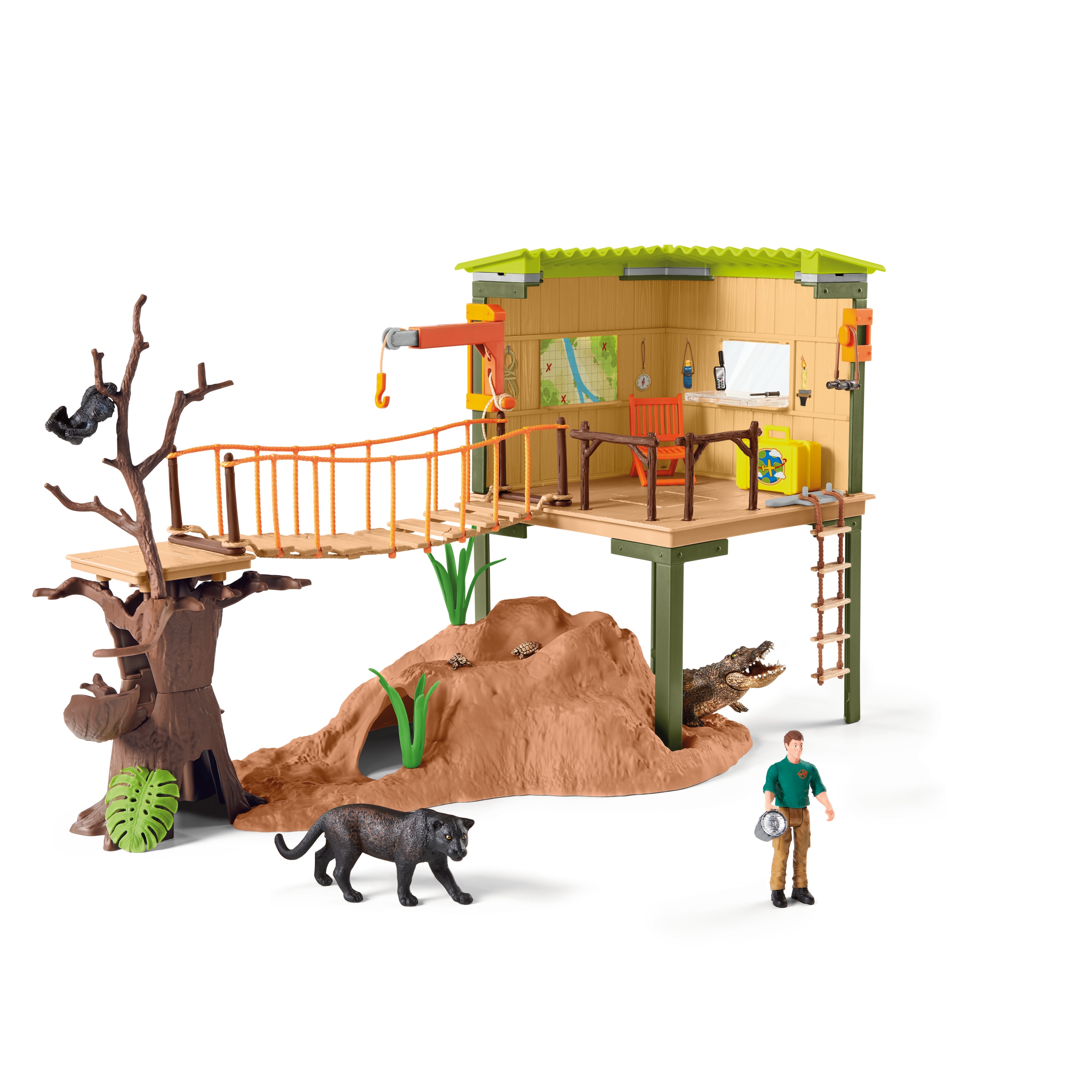 Estación de aventuras Wild Life Figuras Schleich 3