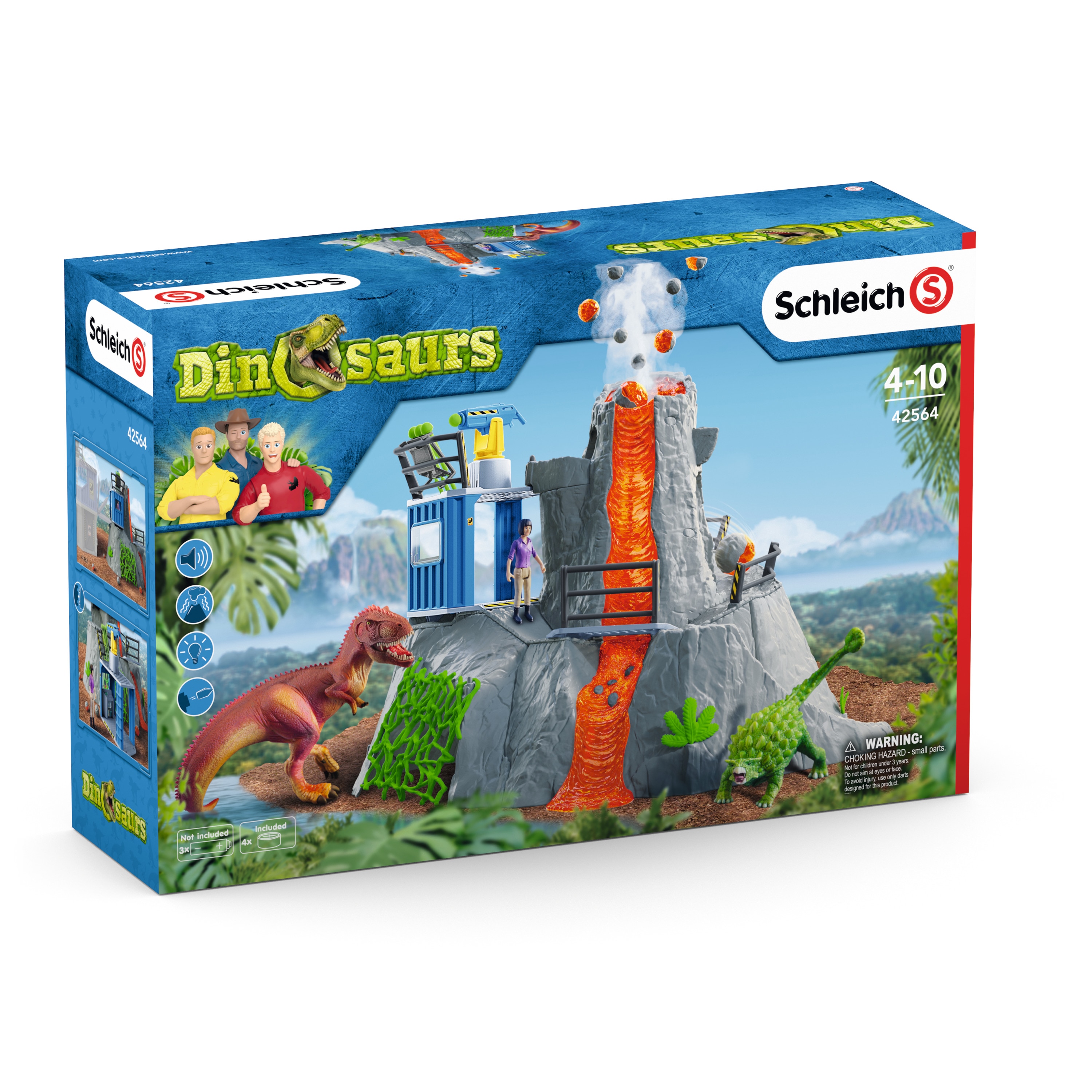 Figura Gran expedición al volcán Schleich 2