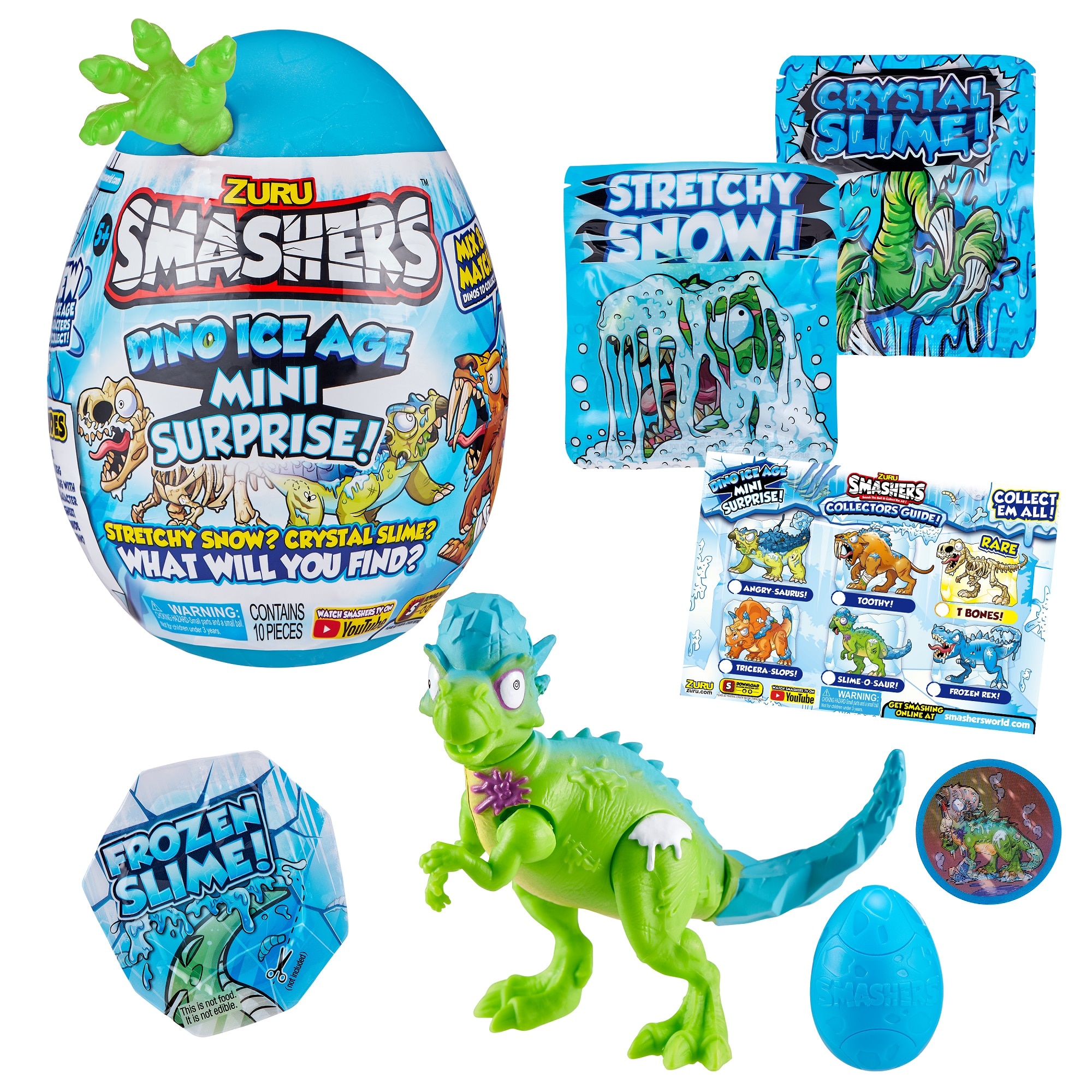 Huevo sorpresa medio Dinosaurios Dino Ice Smashers Bizak modelos surtidos 4