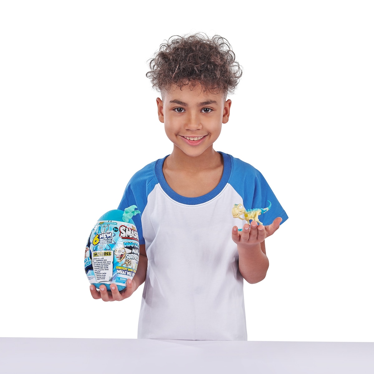 Huevo sorpresa medio Dinosaurios Dino Ice Smashers Bizak modelos surtidos 8