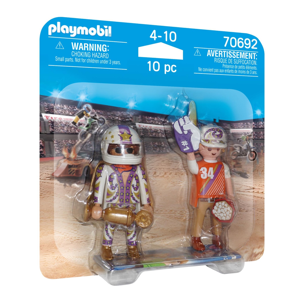 Duo pack equipo acrobacias Playmobil Stunt Show 1