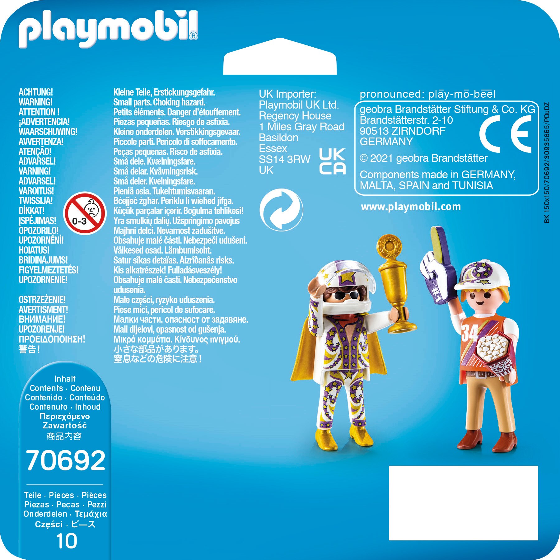 Duo pack equipo acrobacias Playmobil Stunt Show 4