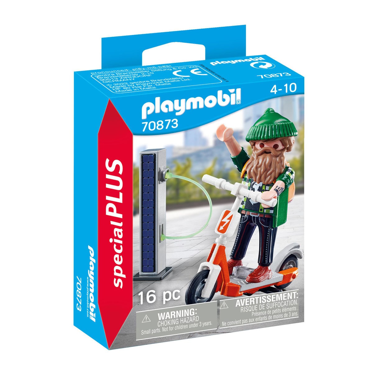 Hipster con e-scooter Playmobil Special Plus 1
