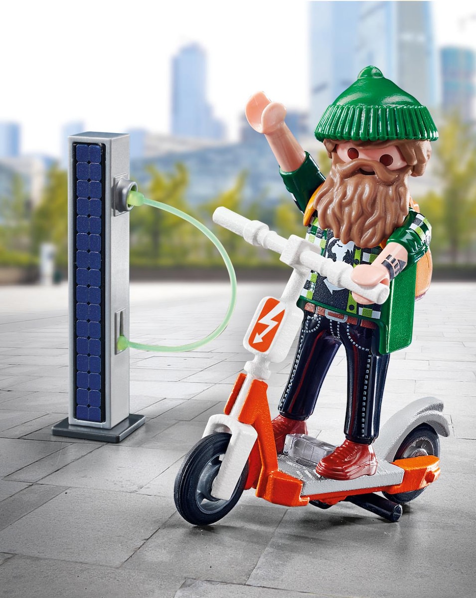 Hipster con e-scooter Playmobil Special Plus 2