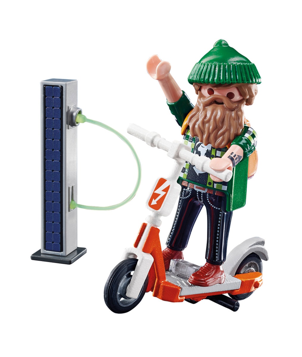 Hipster con e-scooter Playmobil Special Plus 3