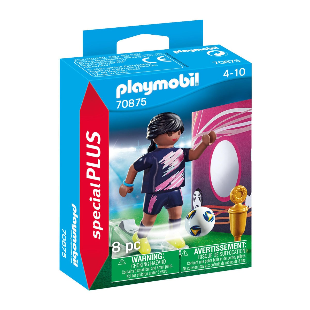 Futbolista con muro de gol Playmobil Special Plus 1