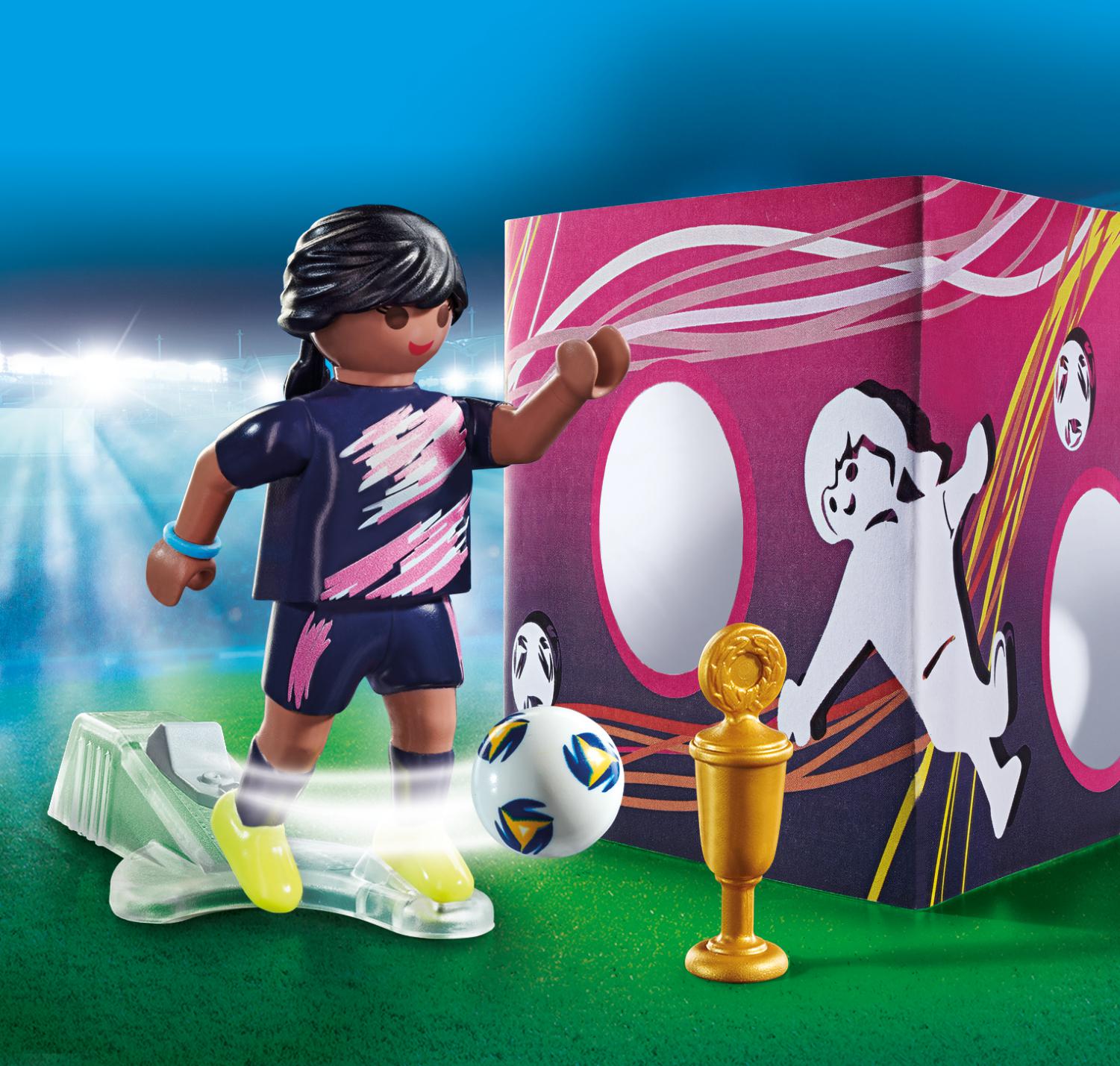 Futbolista con muro de gol Playmobil Special Plus 2