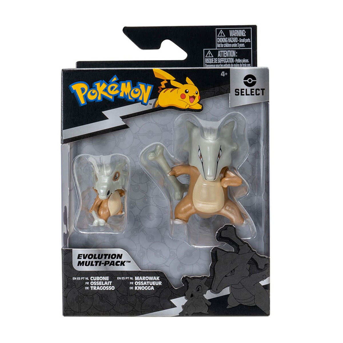 Figuras pack evolution doble Pokémon Bizak 4