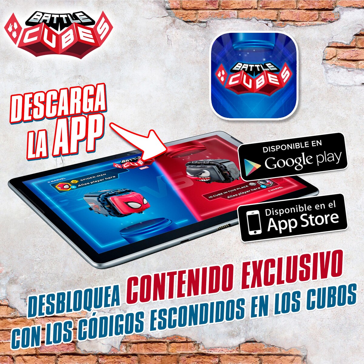 Set Battle Cubes Combate Spider-man 6