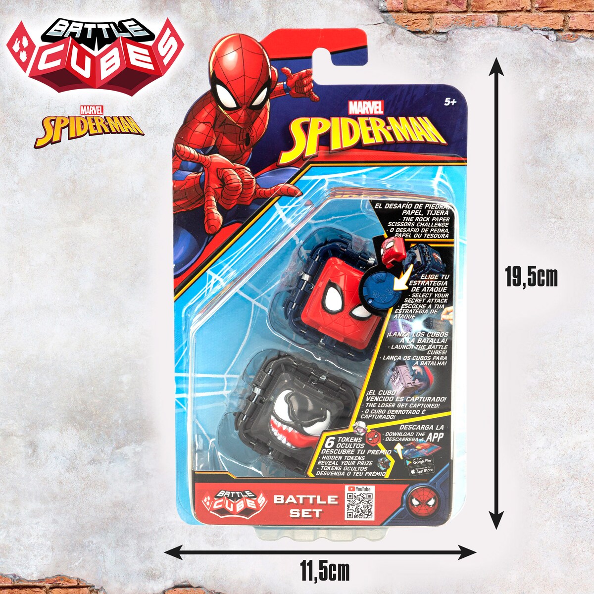 Set Battle Cubes Combate Spider-man 8