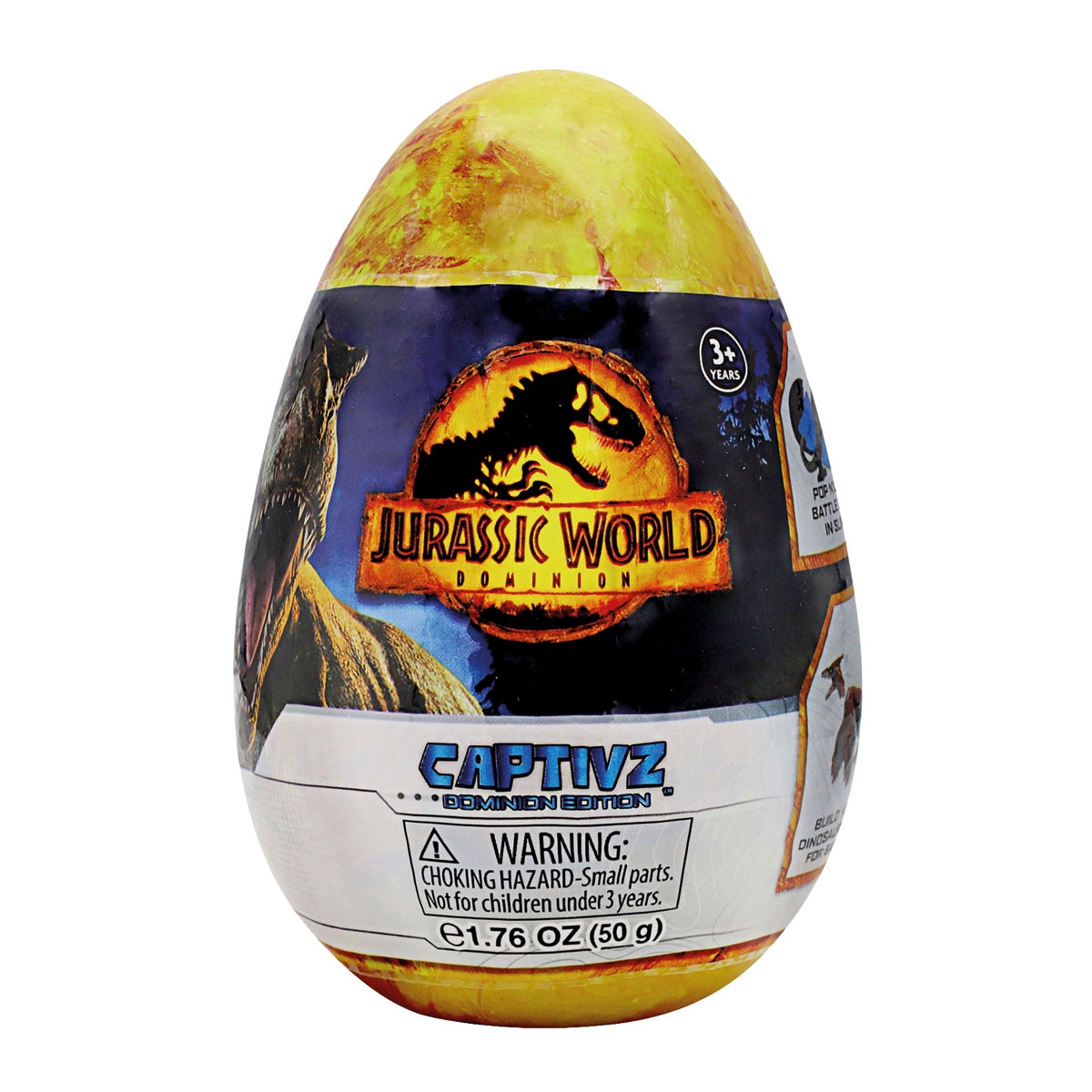 Imagen 0 de Huevo sorpresa Captivz Dominion Edition Slime Egg 48" Sidekick Jurassic World modelos surtidos